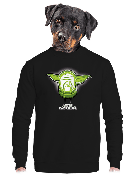 Master DiYoda unisex crewneck Black