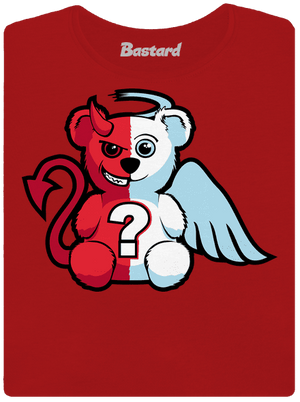 Angyal vagy ördög prémium női póló Red Mal