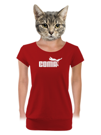 női póló elasztikus alsó szegéllyel