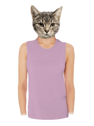 Nyomtatás nélkül női bővített trikó Lilac