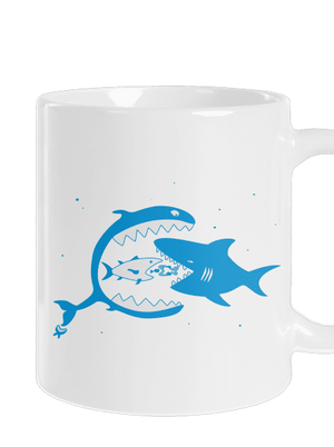 Halak hagyományos bögre White