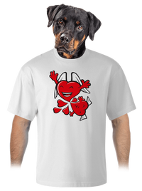 unisex túlméretezett póló