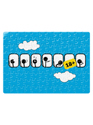 Repülőgép kirakós White