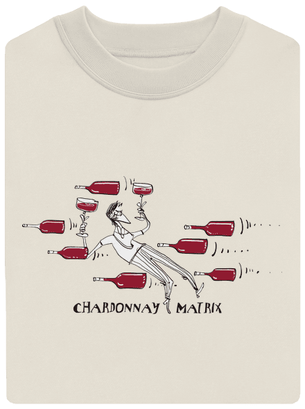 Chardonnay matrix unisex crewneck Off White