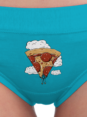 Pizza ejtőernyős női bugyik Turquoise