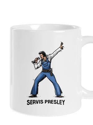 Servis Presley hagyományos bögre White