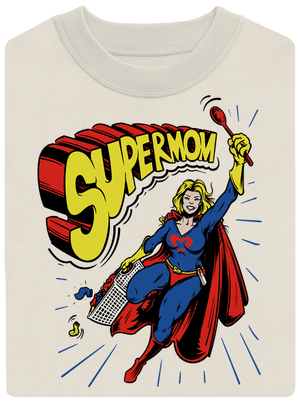 Supermom unisex crewneck Off White