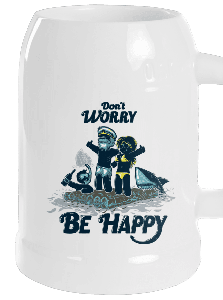 Don't worry söröskorsó White