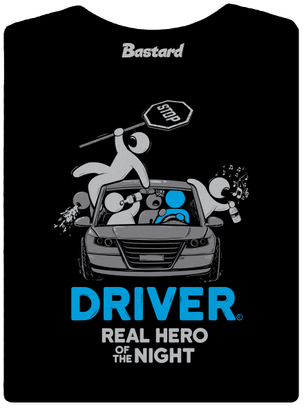 Driver prémium női póló Black