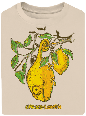 Citrom unisex túlméretezett póló Almond