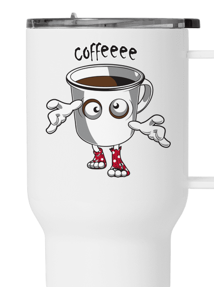 Zombie coffee termosz bögre White