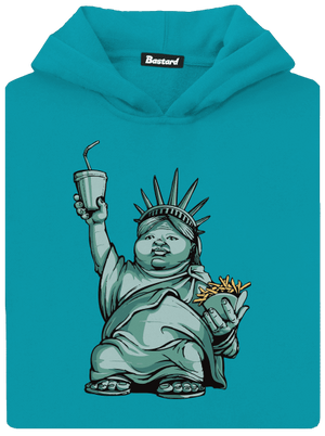 Amerikai bálvány gyerek kenguruzsebes pulóver Hawaiian Blue