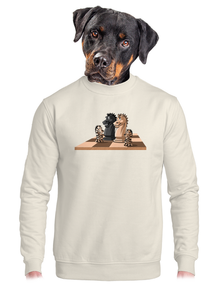 Sakkcsalád unisex crewneck Off White