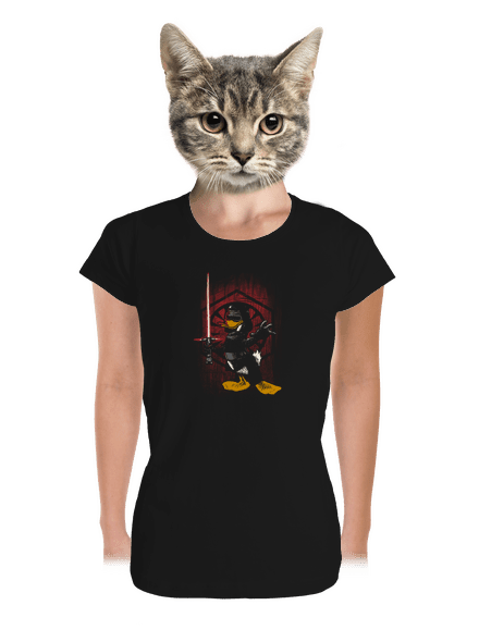 Kylo Duck prémium női póló Black