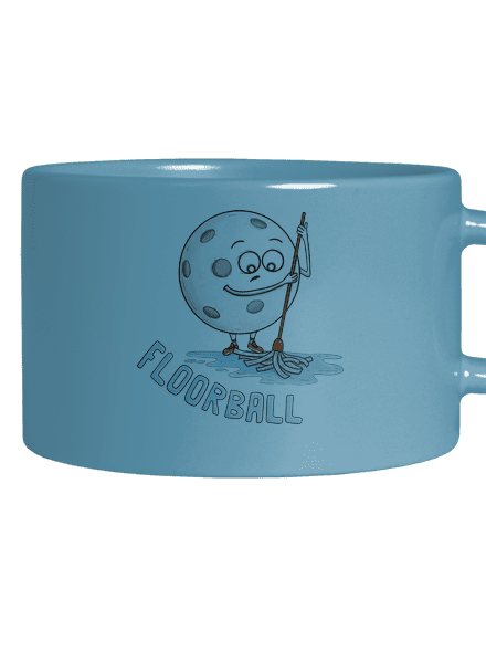 Floorball macaron bögre Blue Macaron