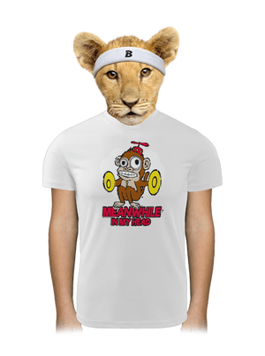 Monkey in my head gyerek sport póló White