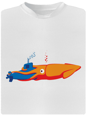 Polip gyerek sport póló White