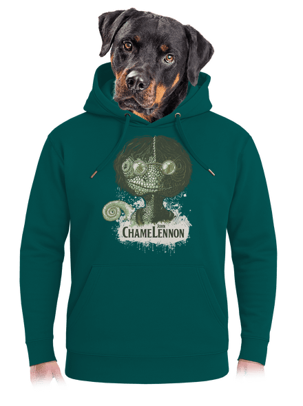  ChameLennon unisex prémium pulóver Emerald Green