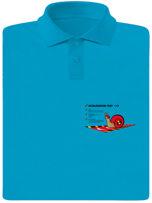 Snail test férfi pólóingek Blue Atol