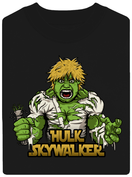 Hulk Skywalker unisex crewneck Black