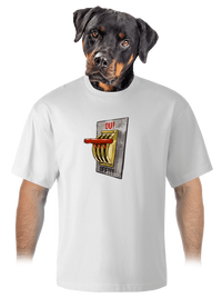 unisex túlméretezett póló