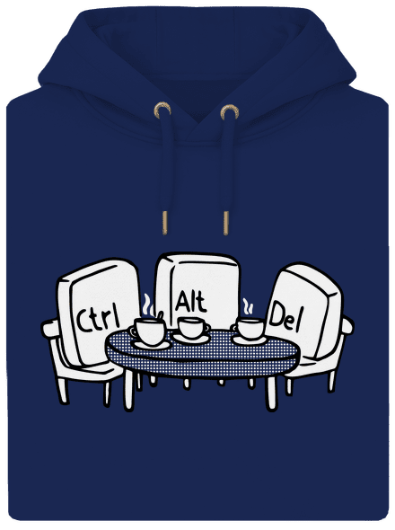 Elválaszthatatlan haverok unisex prémium pulóver Navy