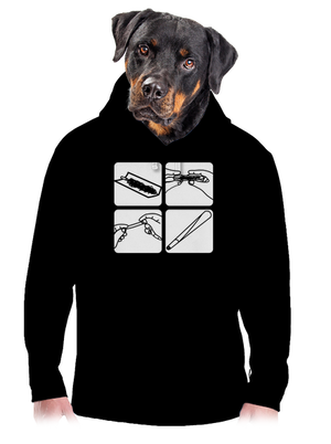 férfi kenguruzsebes pulóver