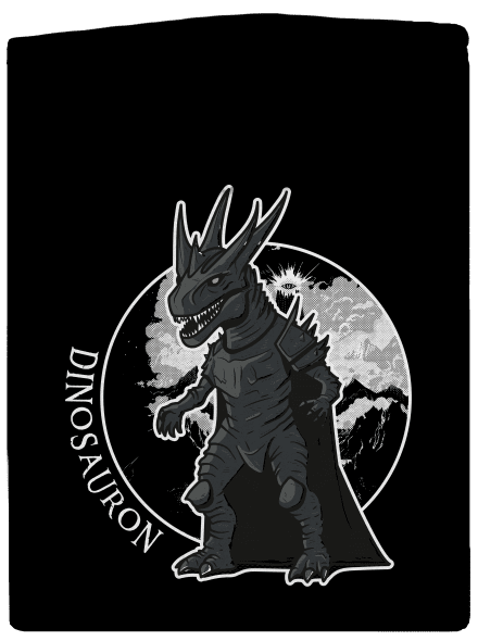 Dinosauron cipzáras női pulóver Black