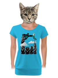 női póló elasztikus alsó szegéllyel