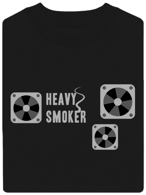 Heavy smoker unisex crewneck Black
