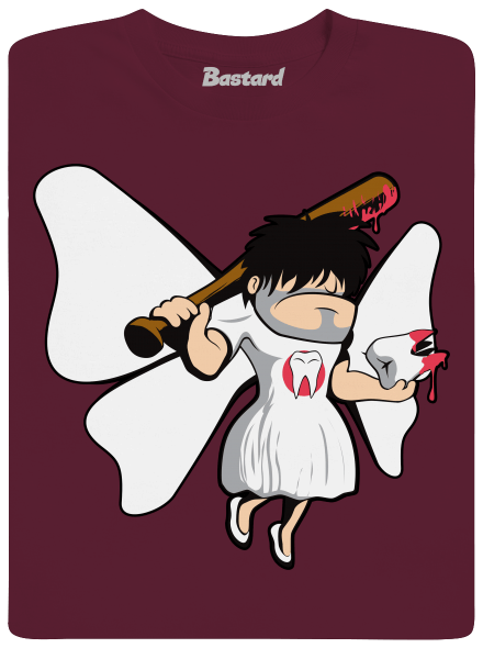 Fogtündér gyerek póló Burgundy