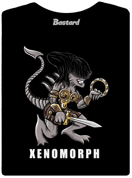 Xenomorph prémium női póló Black