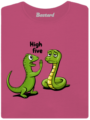 High Five prémium női póló Magenta