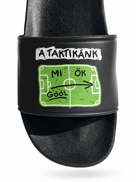 A futballtaktikánk papucs Black