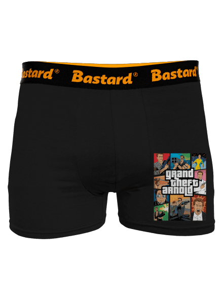 Grand Theft Arnold boxeralsó Black