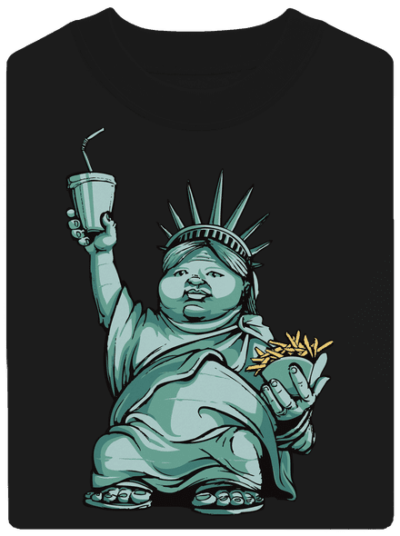 Amerikai bálvány unisex crewneck Black