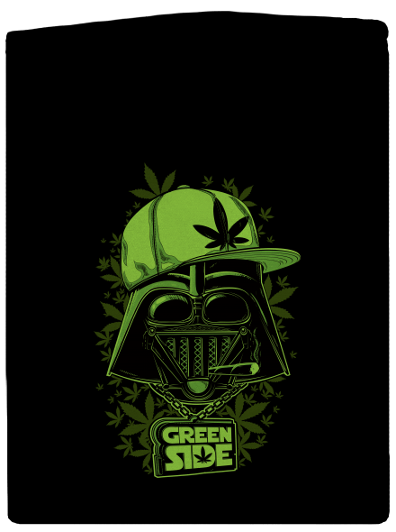 Green side cipzáras női pulóver Black