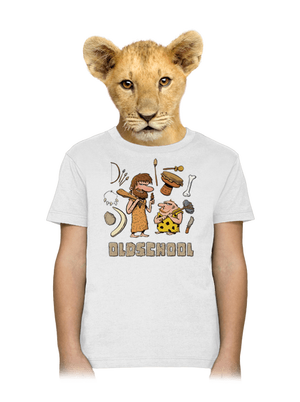 Oldschool gyerek póló White