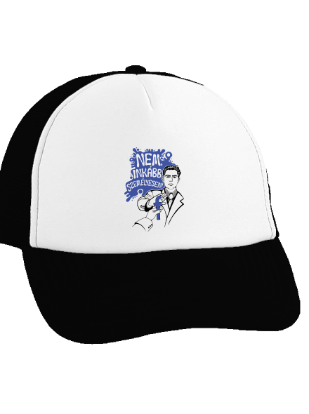 Inkább személyesen teherautós sapka Black cap