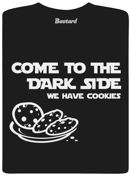 Come to the dark side gyerek póló Black