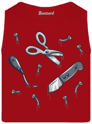 Halloween férfi trikó Red