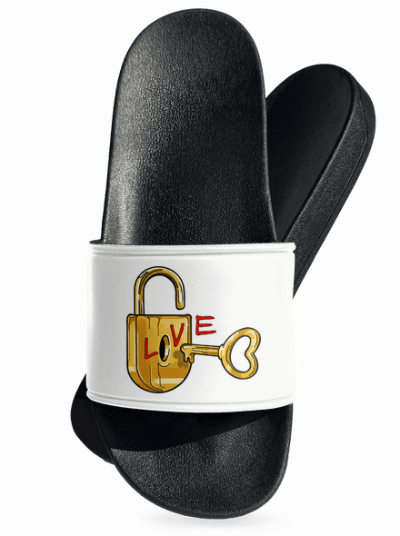 Love lock papucs White
