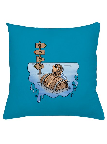 Kitaszított párna Blue Turquoise