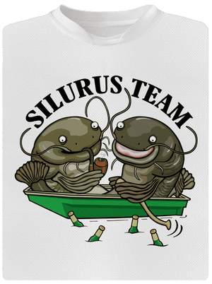 Silurus team gyerek sport póló White