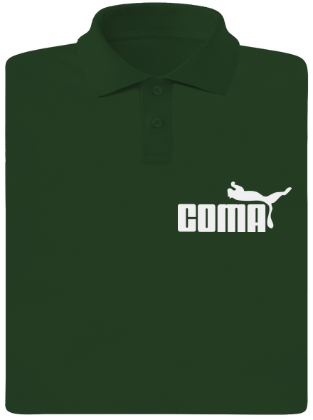 Coma férfi pólóingek Bottle Green Mal