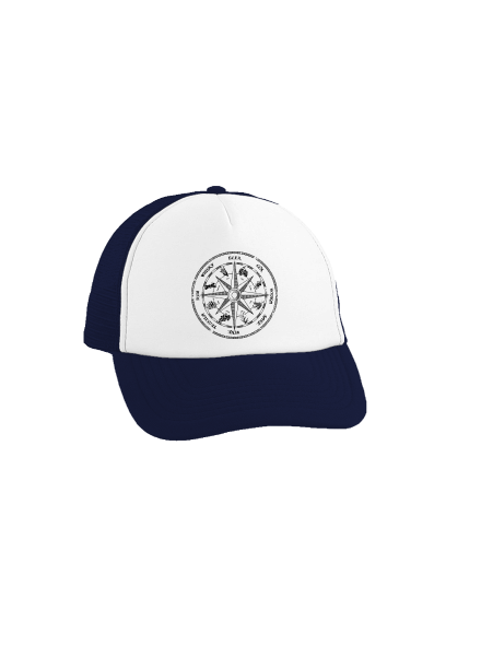 Alkoholos iránytű teherautós sapka French Navy cap