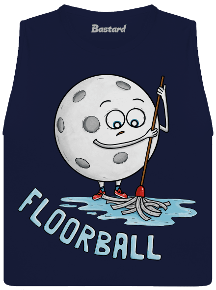 Floorball női bővített trikó Navy