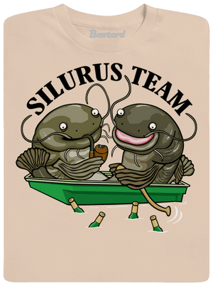 Silurus team férfi póló Sand