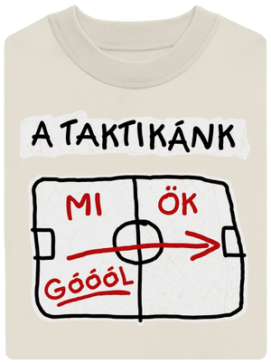 A taktikánk unisex crewneck Off White