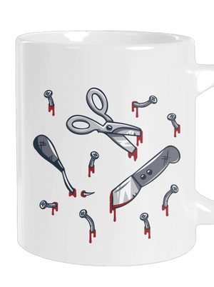 Halloween nagy bögre White